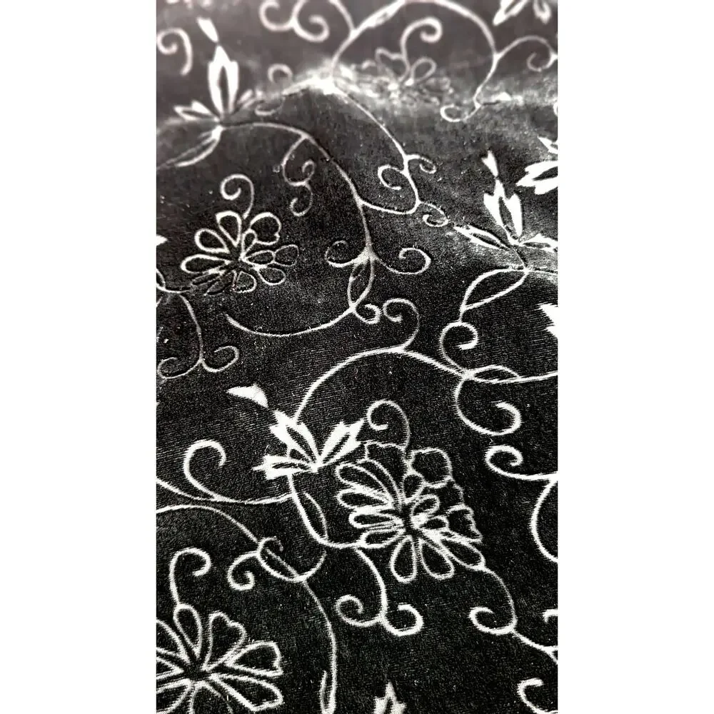 kay Unger burnout silk velvet Wrap/Shawl 58